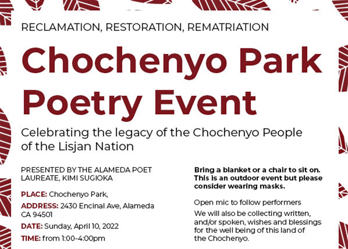Chochenyo Park Poetry Splash