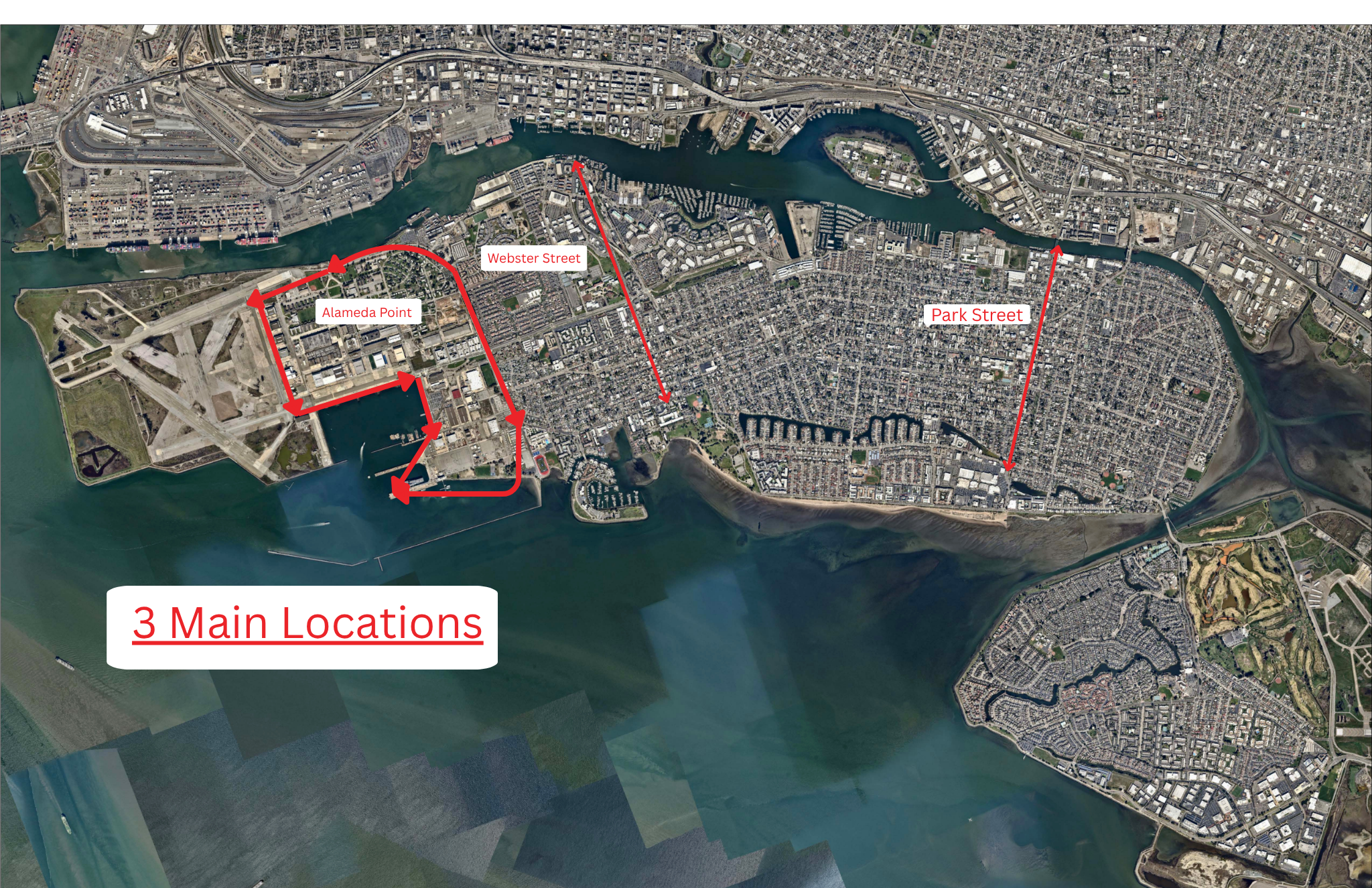 Map of Alameda