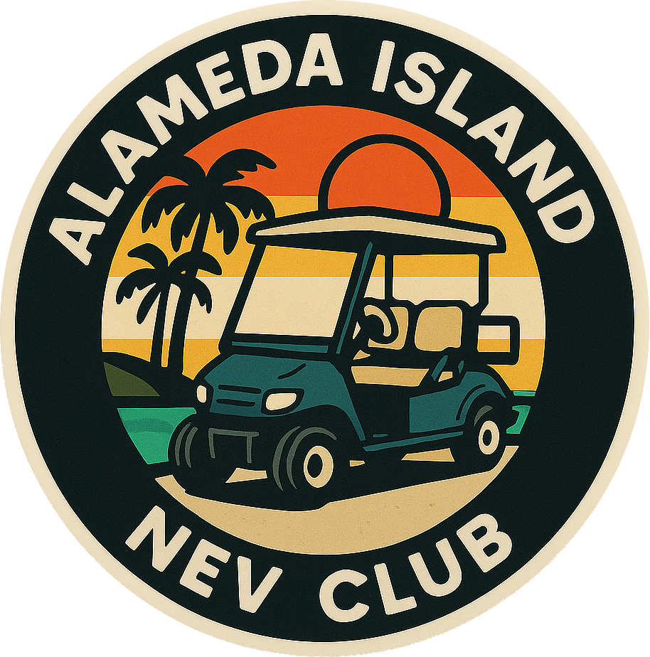 Alameda Island NEV Club logo