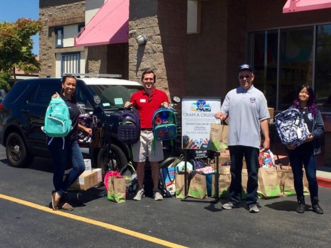 Picture of the Alameda Police Department's 2018's Cram a Cruiser event