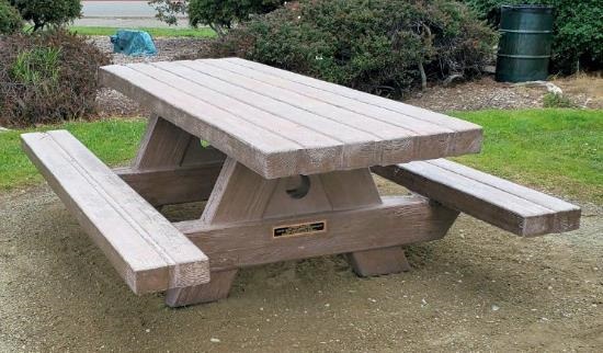 memorial picnic table