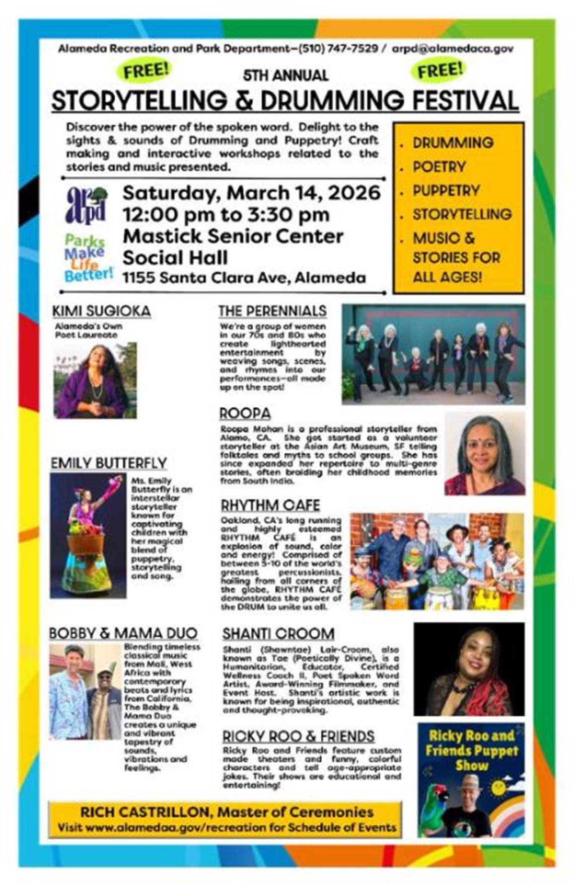 2026 Storytelling & Drumming Festival