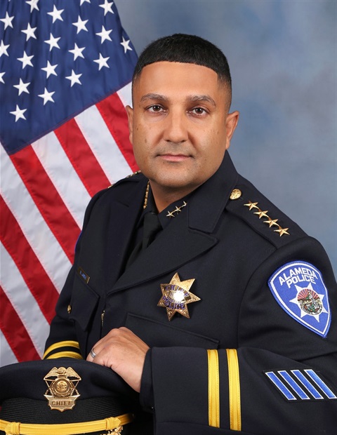 Picture of Alameda Police Chief, Nishant Joshi 