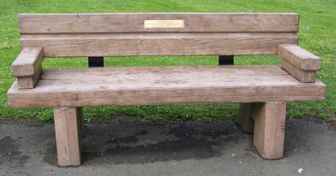 memorial bench