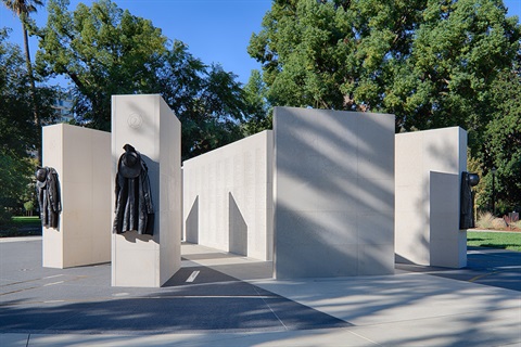 Photo of the California Firefighters Memorial 